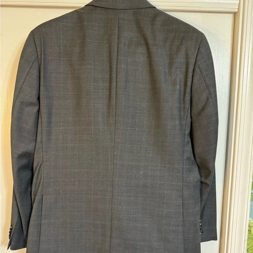 Tommy Hilfiger Gray Windowpane Suit Jacket - Picture 2 of 3